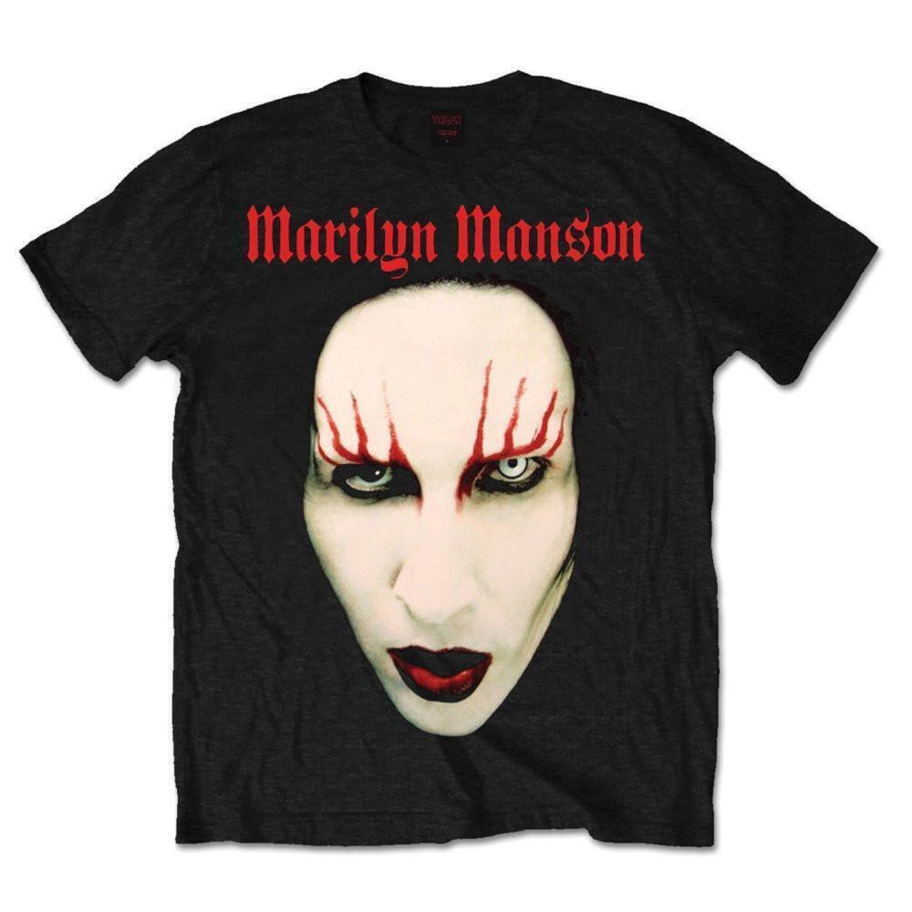 Marilyn Manson Unisex T Shirt Red Lips